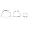 Stainless Steel D Ring Hardware DIY Multipurpose Crafts Connector Ring for Dog Leashes Bags Sewing Projects Luggage Straps