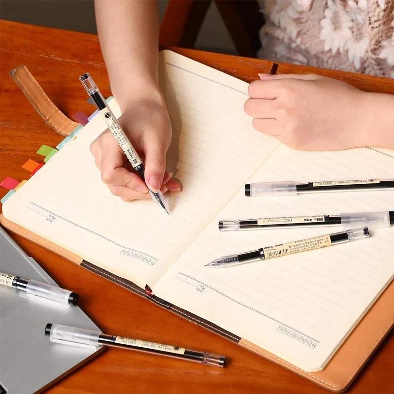 54 Stück/Set Japan Fine Point Stift 0,35mm Schwarz Blau Rot Tinte Gelstift Kugelschreiber Schule Büro Schüler Schreiben Schreibwaren Bedarf