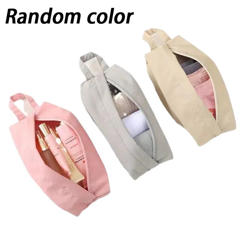 2026 Женская косметичка Однотонная Корейский стиль Сумка для макияжа Косметичка Сумка для туалетных принадлежностей Водонепроницаемый Органайзер для макияжа Чехол Сумка разноцветный