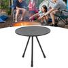 Folding Camping Round Table Aluminum Alloy Liftable Portable Picnic Camping Table for Self Driving RV Equipment Supplies