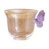 Xipei Magnesium Butterfly Dudu High Borosilicate Glass Tea Tasting Cup - Exquisite Women's Tea Ceremony Cup