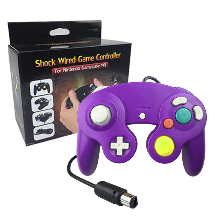 Controller für Nintendo GameCube Kabelgebundener Controller, Einzelpunkt Rumble Gamepad für NGC