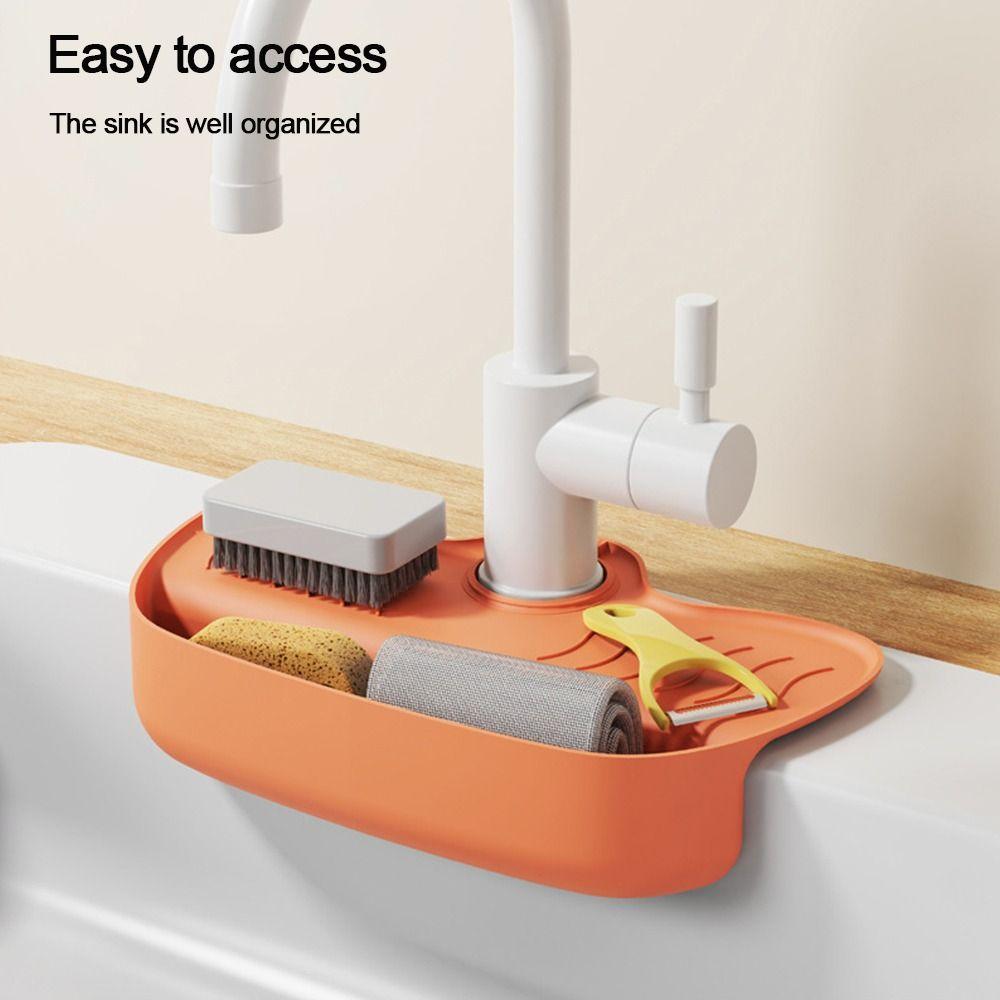 

Мягкий коврик для крана Брызгозащищенный улавливатель воды Прочная сливная прокладка Защитный коврик для столешницы в ванной комнате