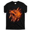 European Sizes Sporty Chicago Skyline Roaring Bear T-Shirt