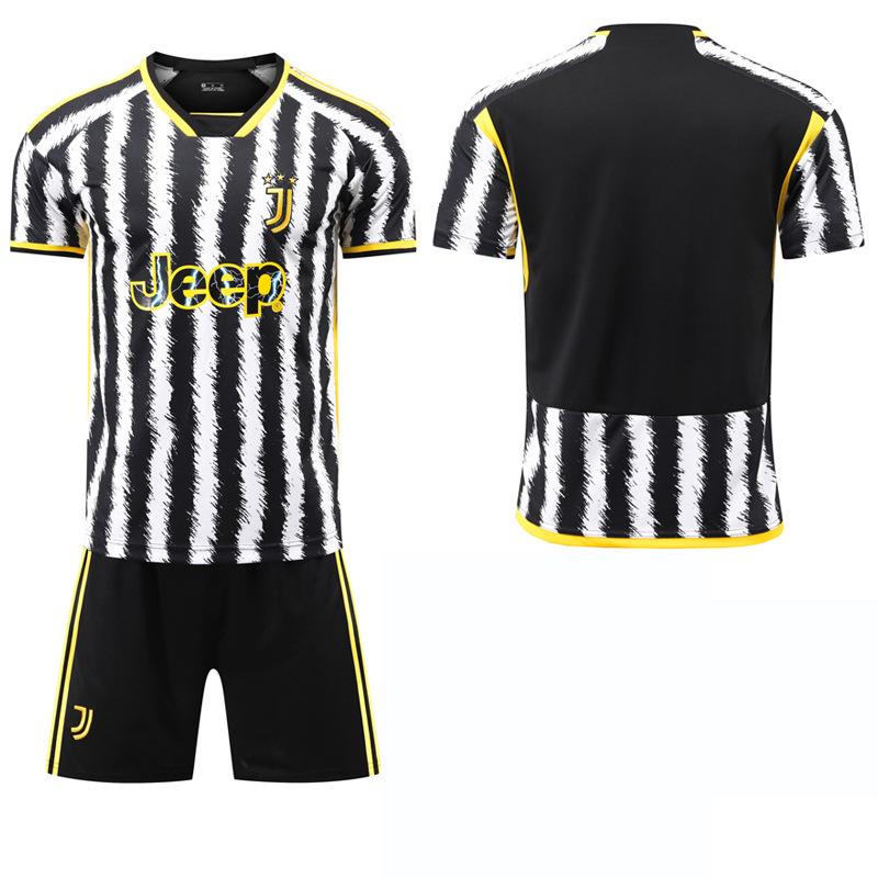 2324 Ensemble Domicile Juventus N°. 7 Chiesa 9 Hovic Football Sportswear 10 Pogba Édition Fan d'Usine