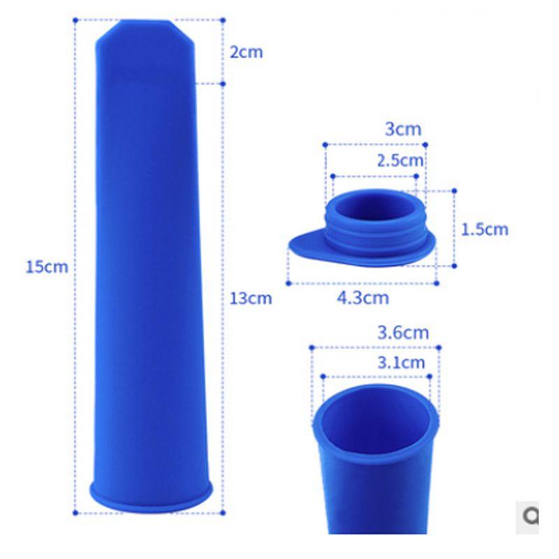 Up Push Silicone Frozen Stick Ice Cream Pop Yogurt Jelly Lolly Maker Mould