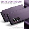 Premium Business Folio Flip RFID Leather Phone Case For Samsung Z Fold 8 Ultra 7 6 5 Magnetic Kickstand Card Holder Wallet Cover