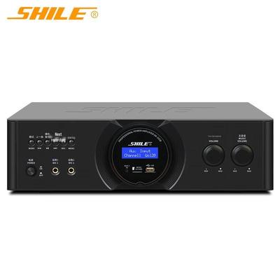 Výkonový zesilovač SHILE OK-555B s Bluetooth a digitálními vstupy CN zástrčka (adaptér součástí dodávky)