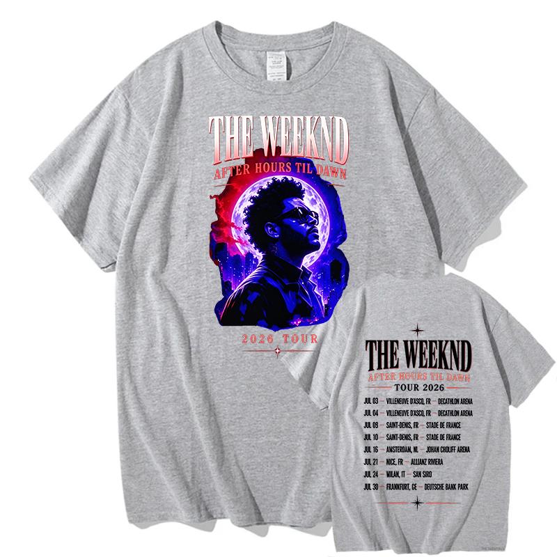The Weeknd After Hours Til Dawn Merch T Shirt Unisex Unisex Casual Short Sleeve Tee Shirt Unisex Fashion Aesthetic Trend Y2K Tshirt