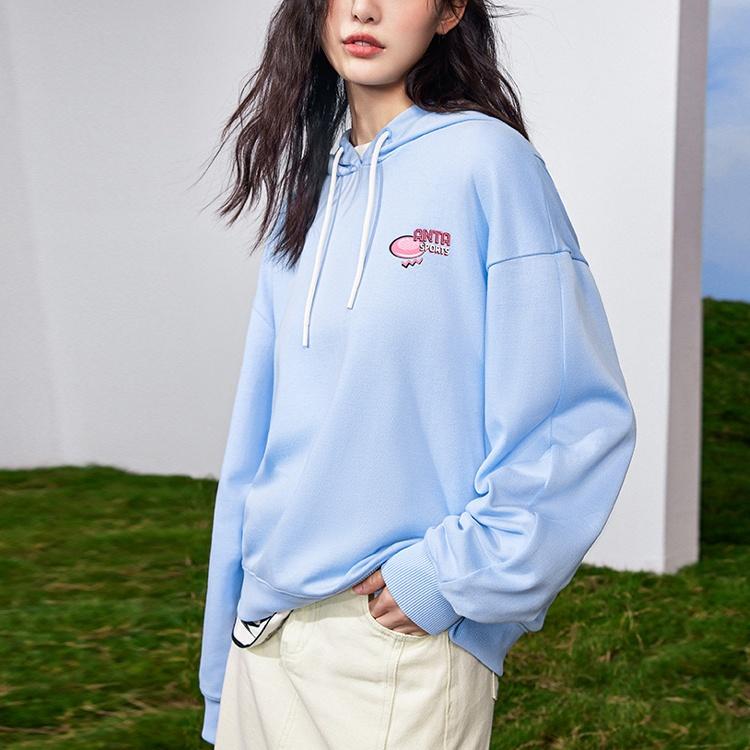 Anta Sweatshirt Women's Eiffel Blue Unisex 162318738-6