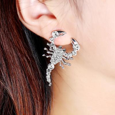 Delicate Fashion Scorpion Earrings Women's High-End Atmospheric Light Luxury Animal Ear Accessories To Commemorate