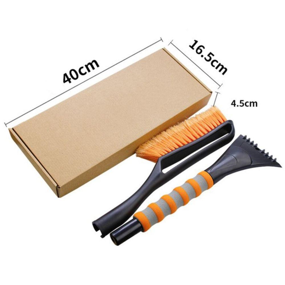 Extendable Car Windshield Snow Sweeping Brush Detachable Car Glass Ice Scraper  Trucks