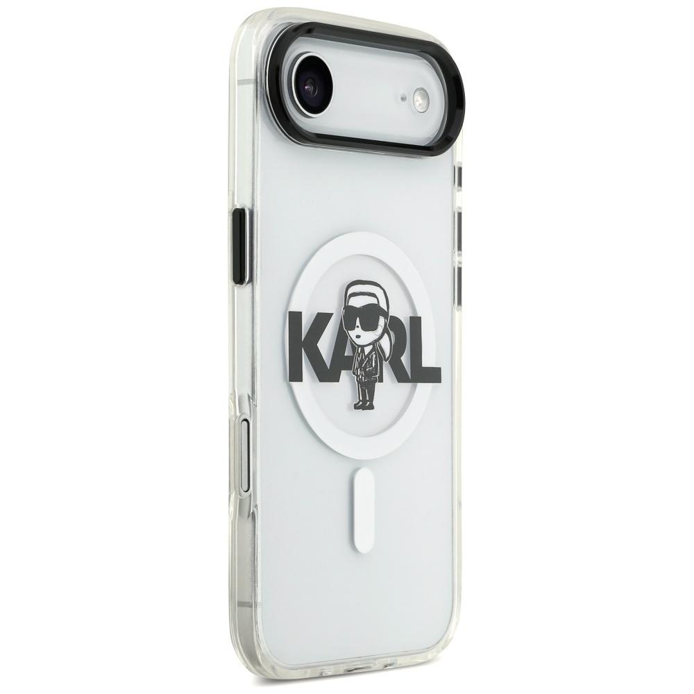 Karl Lagerfeld IML Karl Sketch Logo MagSafe Case for iPhone Air Clear