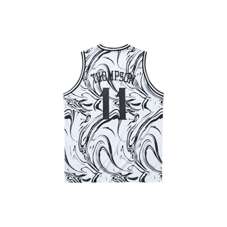 Anta Basketball Series Graphic Full Print Sports Vest Men Tops White 152121181-1