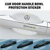 8PCS Anti Scratch Stickers Car Door Handle Cup Protector Film For Mercedes Benz AMG W203 W206 W220 W205 W211 W212 W201 W210 W108