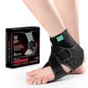 Upgraded Drop Foot Brace for Walking with Shoes - Dual Forefoot Support Plates Adjustable, Stabilizes Lower Limbs from Foot Drop, MS, TBI, 1 Pair
