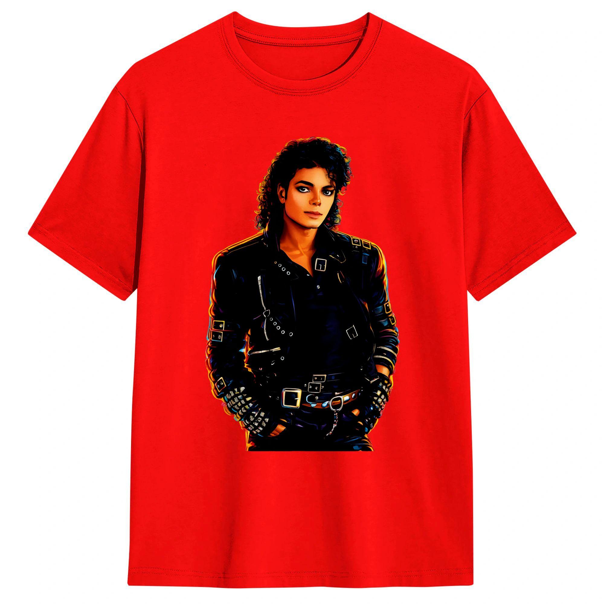 

Vintage TShirt MMichael JJackson King of Pop Cotton TShirts Leisure Tshirt for Unisexs Summer Awesome Custom Short Sleeve Tees S