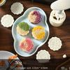 Mid Autumn Festival Round Mooncake Mold DIY 50g Hand Press Mold Fondant Cake Decoration Tools Sakura Pattern Stamps