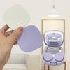 Cute Contact Lens Case Travel Kit, Contact Case with Mirror Tweezers Remover Tool Solution Bottle for Outdoor Office Daily Use