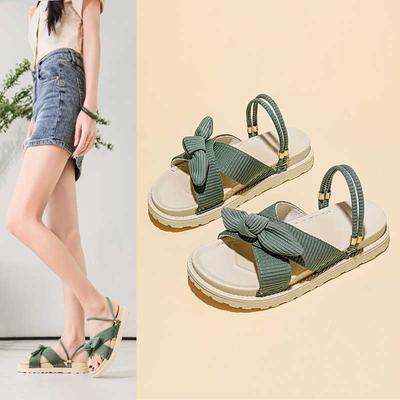 Mode Ventilation Ouvert Par L'Arrière Femme Sandales de Plage de Luxe Pantoufles de Bureau Chaussures Bottes Vert Dames Baskets Vie Sportive