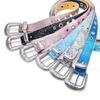 Adjust Pin Buckle Diamond Waist Belt Adult Western Full Sequin Adjustable Belt