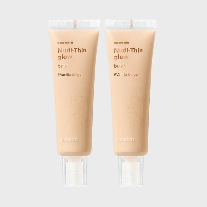 NUDISEN GLOW BASE 30ml x 2 (Cool Blossom/Vanilla Beige)
