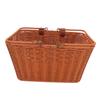 Bike Basket PP   Woven Retro   Front Bike Storage Basket with Handle for Bch Picnic
