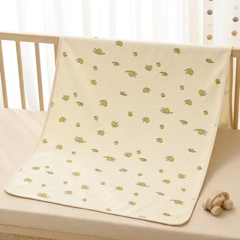Waterproof Washable Mattress Urine Mat for Baby Toddlers Cute Cartoon Bed Protector Diaper Bedding Breathable Urine Pads Cloth