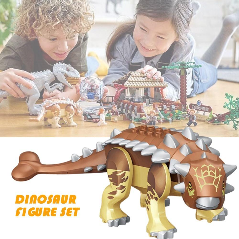 Assemble Model Dinosaur Building Blocks Educational Design Dinosaur Toy Set  Collection Display