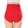Breathable Women's Underwear Thin Ice Silk Panties White Seamless High Waist Belly Briefs Women