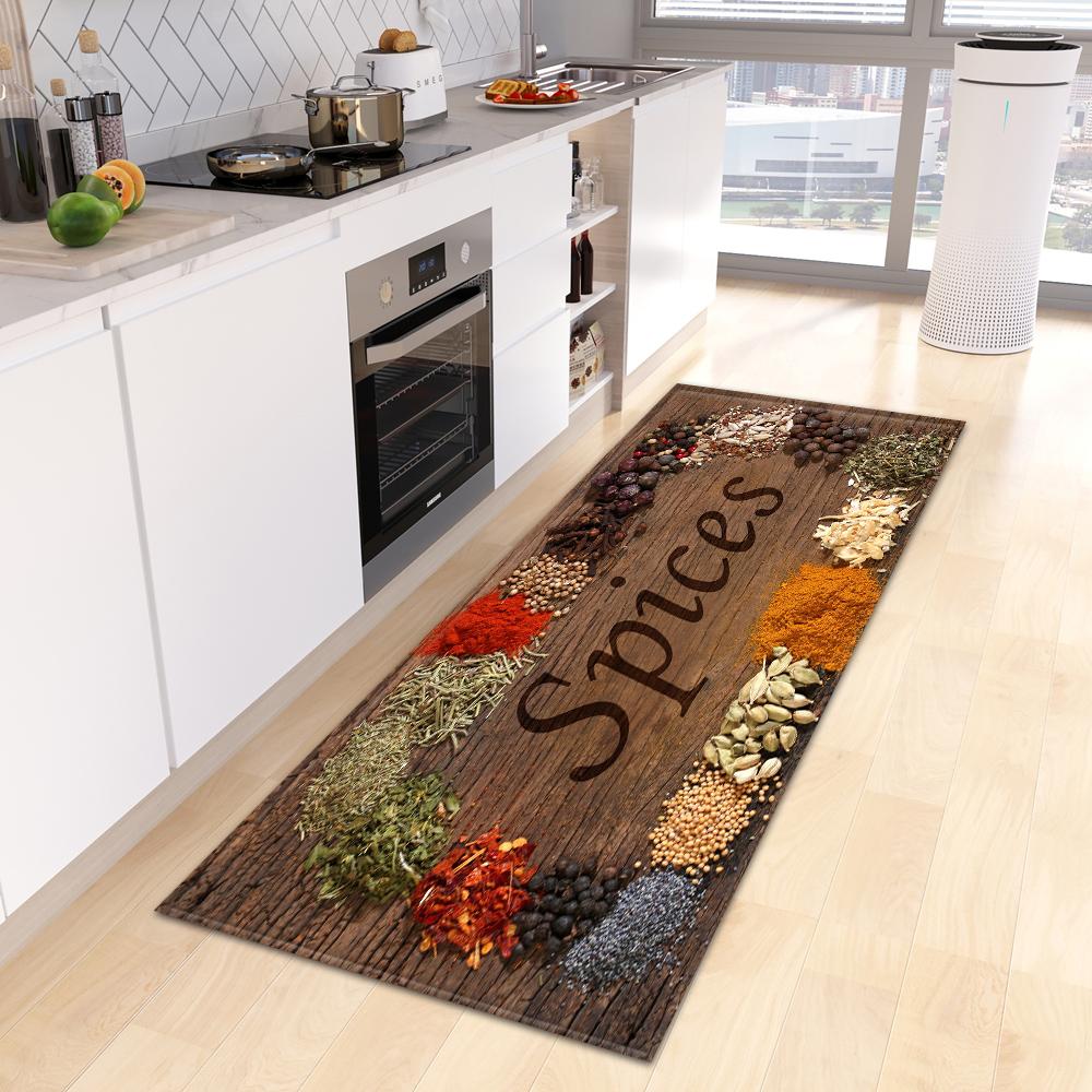 Home Porch Bedroom Balcony Living Room Floor Mat Bathroom Non-slip Long Carpet Kitchen Mat Porch Door Mat