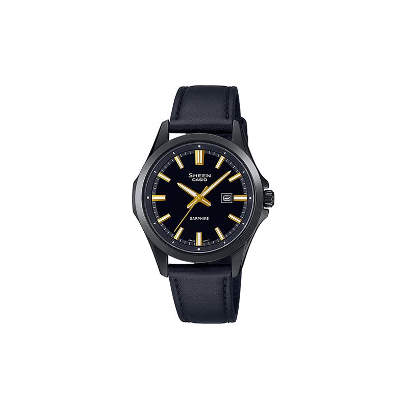 Casio watch series - disc simple casual fashion couple watch quartz movement genuine leather strap Japanese and Korean watch EFB-106CL-1ASHE-4542CL-1A
