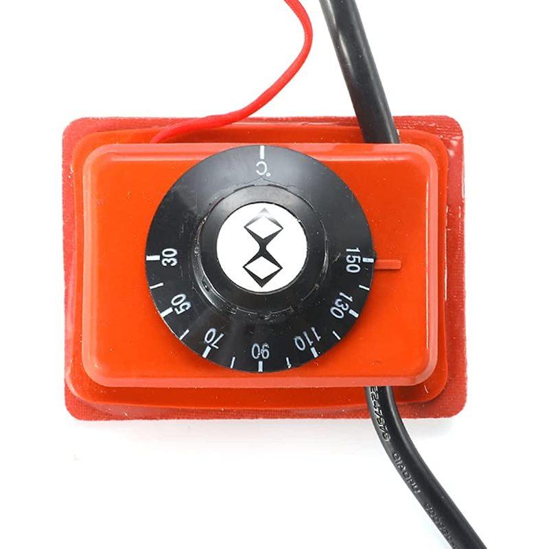 110V/220V Silicone Rubber Heating Pad Belt for Guitar Side Bending Electric Heater Plate Knob Temperature Controller Thermostat