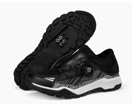 

Cycling shoes Mountain cycling shoes Non-slip professional spikes Outdoor sports and leisure shoes 46 чорний