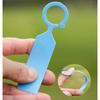 100Pcs Greenhouse Bonsai Collar Signs Ring Label Hook Tree Marker Nursery Stake Plastic Garden Hanging Plant Tags