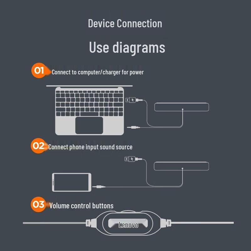 Lenovo BMS09 Wired Desktop Speaker