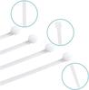 Serre-câble - AUTREMENT - Lot de 100 - 100x2,5mm - Plastique - Blanc