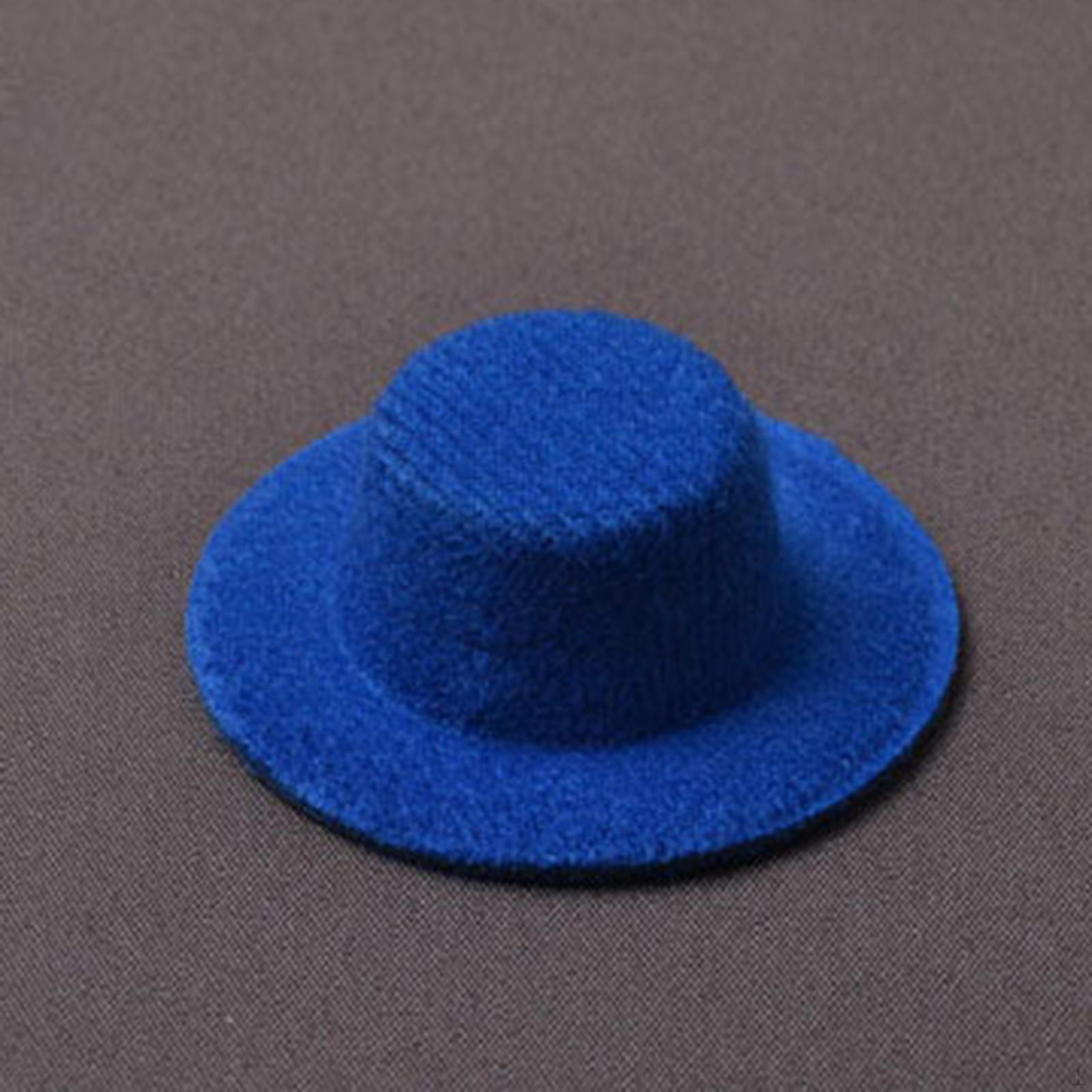 

1/12 кукольный домик, миниатюрная шляпа, кукла, игрушка, жизнь, заколка для волос, аксессуары для головного убора, реквизит для леди синий