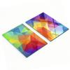 Durable And Stylish Glass Boards With Geometric Figure Pattern 2X40X52 Cm