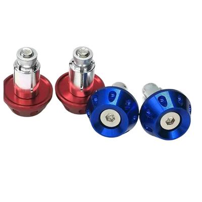 Poignées de guidon de moto universelles 7/8" 22 mm, embouts de guidon en alliage d'aluminium CNC, capuchons coulissants