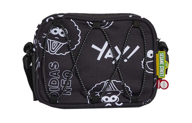 Adidas Neo Adidas X Sesame Street, Collaboration Polyester Crossbody Bags Regular Unisex Black HC7222