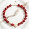 Chunky Beaded Choker Bohemian Colorful Beads Necklace Summer Holiday Necklace for Women Daily Wear Party Beach Vacation