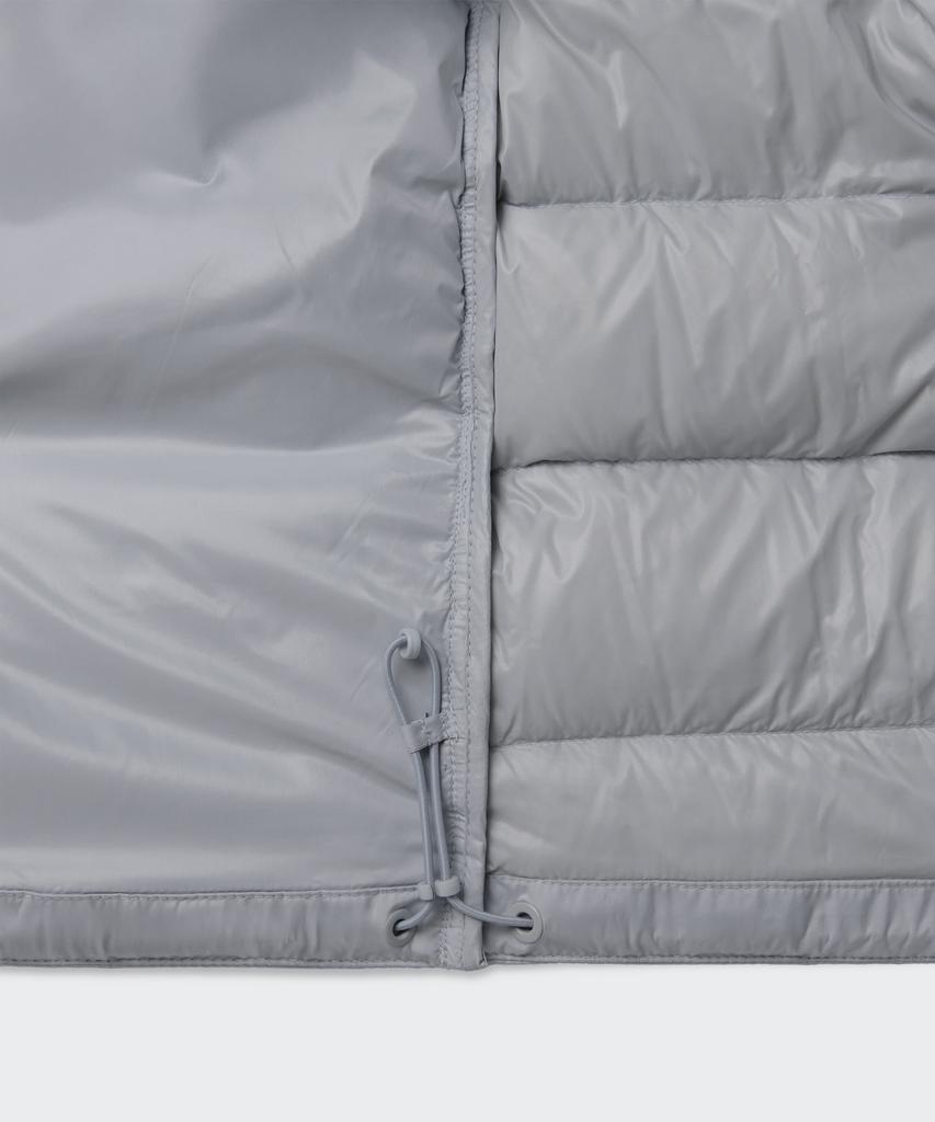 Musinsa Standard [City Leisure] Round Neck Light Down Jacket [Light Grey]