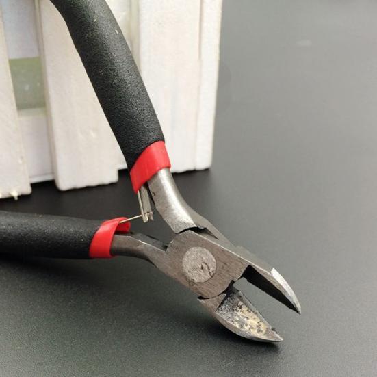 Portable Wire Cable Cutter Cutting Pliers Side Snips DIY Craft Bead Jewelry Tool