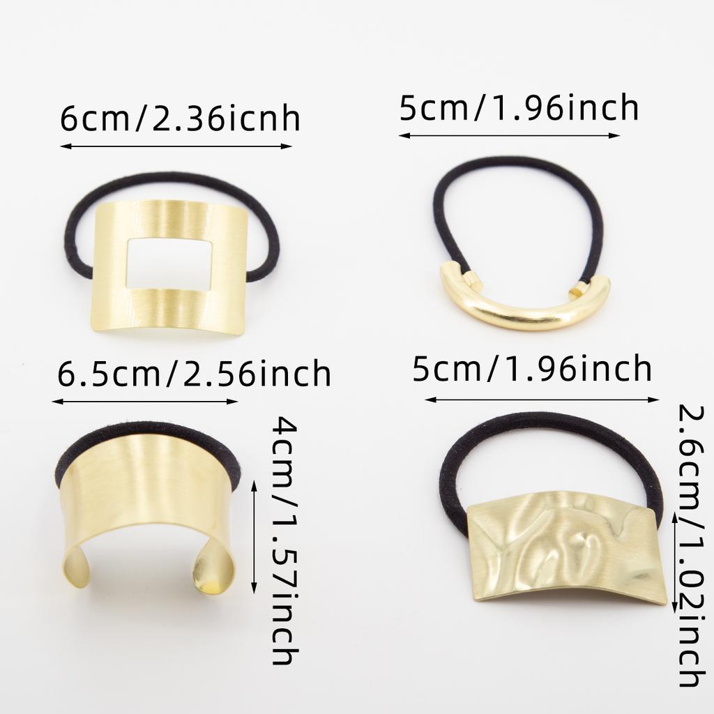 Nuove Cordicelle per Capelli da Donna Coreane, Elastici Metallici, Portacoda di Cavallo, Elastico di Gomma per Elastici per Capelli, Scrunchies, Fascia per Capelli, Accessori per Capelli