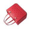 EVA Beach Bag Stylish Swimming Handbag Large Beach Bag with Holes for Shopping Swimming Picnic