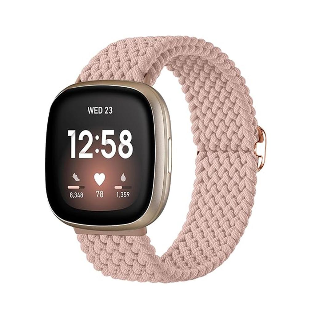 Weiches atmungsaktives verstellbares Schnellverschluss-Armband für Fitbit Versa4 3 Sense2 Versa2 Lite Sportband Herren Damen