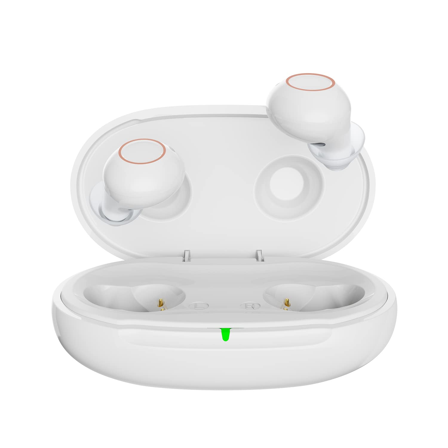 

Nikken NK-701 White In-Ear Hearing Amplifier, a Respect for the Aged Day gift. Radio exercises, rechargeable, and compatible with TVs.