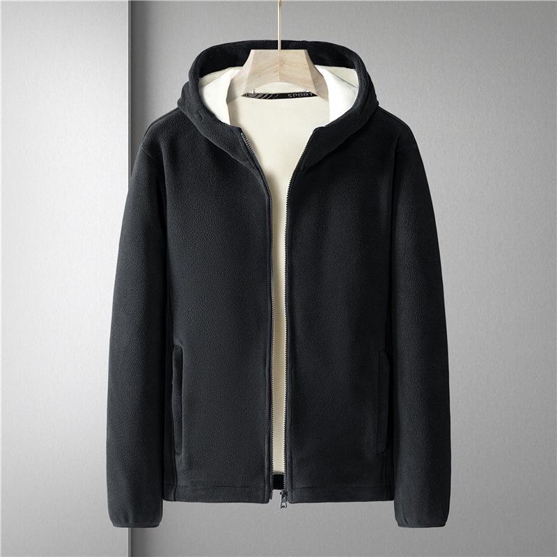 

Aograin Флис Осенью и Зимой Плюс Бархат Утолщенный Теплый Кардиган Большого Размера Куртка Свободная Толстовка с Капюшоном Мужская и Женская Спортивные Топы 8XL