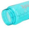 1500ml Sports Water Bottle Food Grade PC with Drinking Water Scale Fitness Jug for Gym Cycling Running